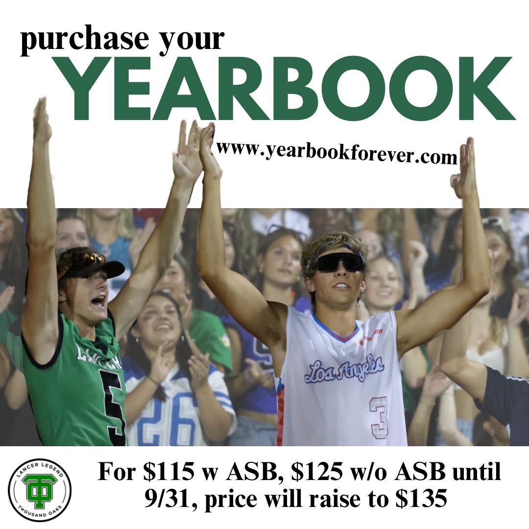 TOHS Yearbook tweet media