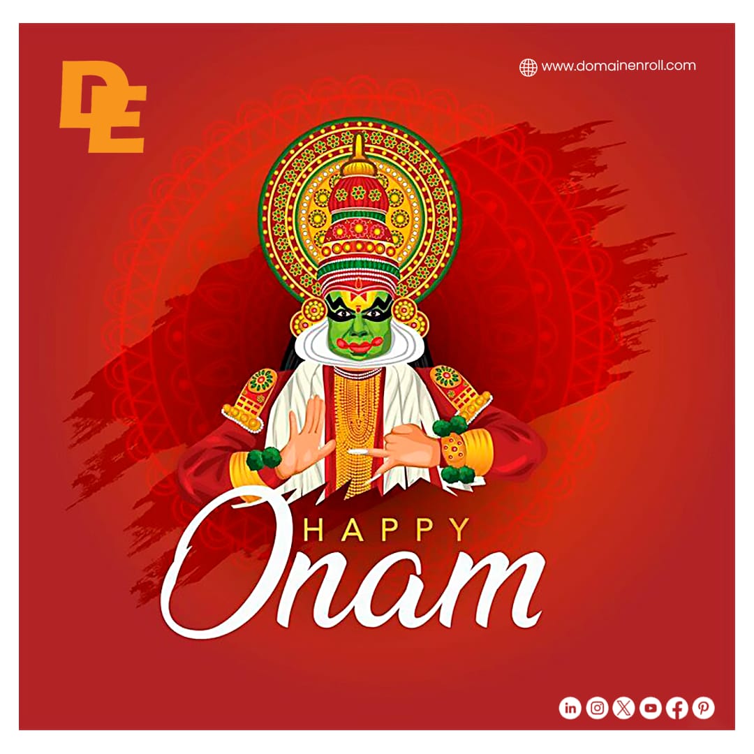 DomainEnroll's tweet image. Wishing you a colorful and joyous Onam, filled with love and laughter. From the DE Family 🌸✨
.
.
.
#onam #instapost #onamwishes #kochi #trending #viral
