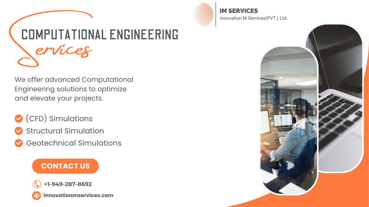 innovationms1's tweet image. &quot;Need accurate simulations that drive real-world results? Explore our cutting-edge computational engineering expertise!&quot;

#EngineeringSolutions #advancedengineering #EngineeringServices #analysis #Technology #TechInnovation #innovationmservices 

Phone No: +1-949-287-8692