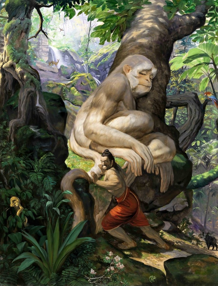 TheRaajanyaa's tweet photo. 3) Hanuman and Bhim https://t.co/cktgUmL6vV