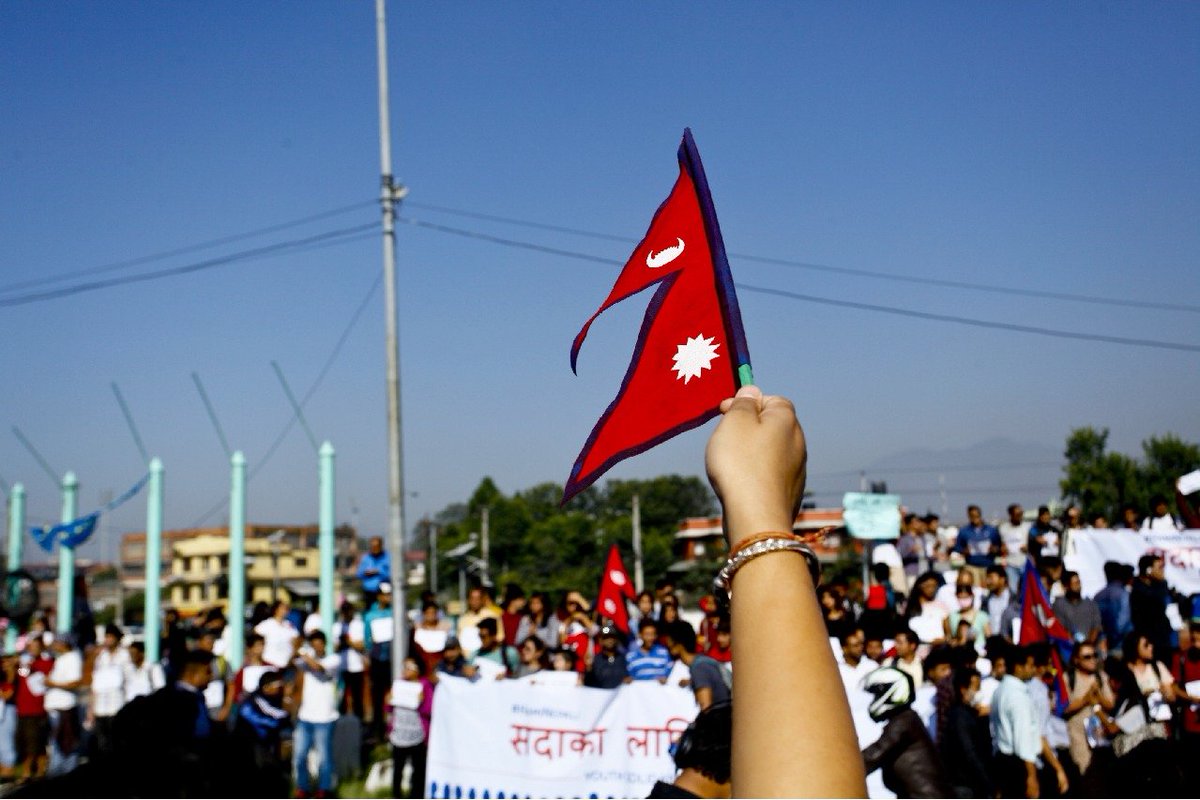 NewsAlgebraIND's tweet photo. HUGE 🚨 Nepali Hindus blackened the faces of missionaries who arrived from India to convert them.

Two buses full of missionaries had arrived in Maheshpur, Nepal, with the intention of converting local Hindus on a large scale.

However, local Hindu Nepalis caught them, confronted them, and sent them back to India after blackening their faces. 

Nepal Police even seized the buses & recorded the names of the group for further action.