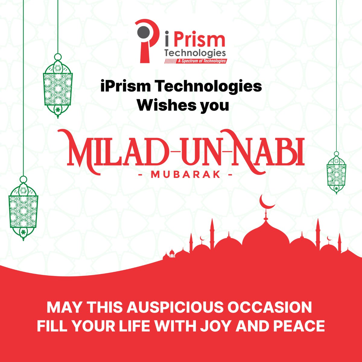 iprismtech's tweet image. iPrism Technologies wishing you as well as your family a very happy and blessed Milad-un-Nabi with the sound of smiles.

#iprismtech #mobileappdevelopment #softwaredevelopment #webdesign #webdevelopment #islam #prophetmuhammad #miladsharif #eidmiladunnabi #eid #eidmubarak