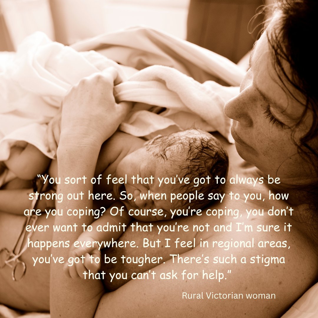 Delighted to have our paper published in Women and Birth Journal exploring rural women's views of the barriers and enablers that exist for them in accessing perinatal care.   <a href="/LaTrobeRHS/">La Trobe Rural Health School</a> <a href="/LTUJudithLumley/">Judith Lumley Centre</a>
Article can be found here 👉 lnkd.in/ga6S5g5u