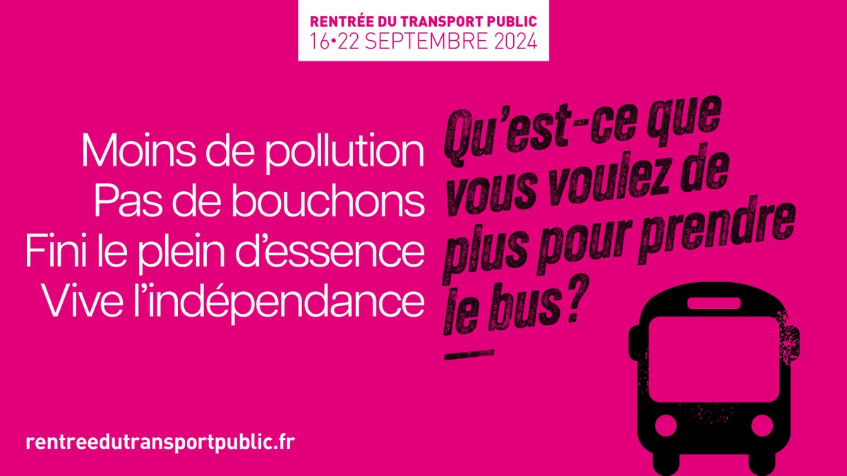 IDELIS-IDECYCLE (@idelis_idecycle) on Twitter photo 📣 Du 16 au 22/09, c'est la Rentrée du transport public. À cette occasion, IDELIS vous propose de découvrir son réseau de #bus et  de prendre de nouvelles habitudes de #déplacement grâce au PASS 7 JOURS proposé à 14 €🙂➡️ idelis.fr/tarifs/titres-…
@ville_pau <a href="/RentreeTP/">Rentrée du transport public</a> #transports 📣 Du 16 au 22/09, c'est la Rentrée du transport public. À cette occasion, IDELIS vous propose de découvrir son réseau de #bus et  de prendre de nouvelles habitudes de #déplacement grâce au PASS 7 JOURS proposé à 14 €🙂➡️ idelis.fr/tarifs/titres-…
@ville_pau <a href="/RentreeTP/">Rentrée du transport public</a> #transports