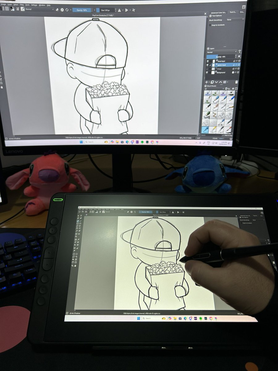 Loving learning to draw on the <a href="/HuionTab/">Huion</a> it’s so much fun and getting better 😁