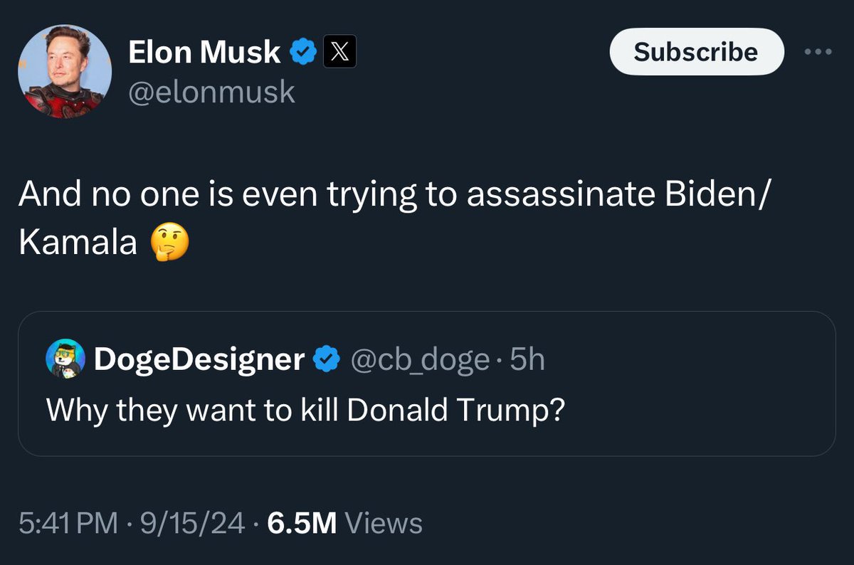 DavidLeavitt's tweet photo. Should the United States government use eminent domain to seize all of Elon Musk’s assets in the name of national security? https://t.co/Vrgm8zSH0K
