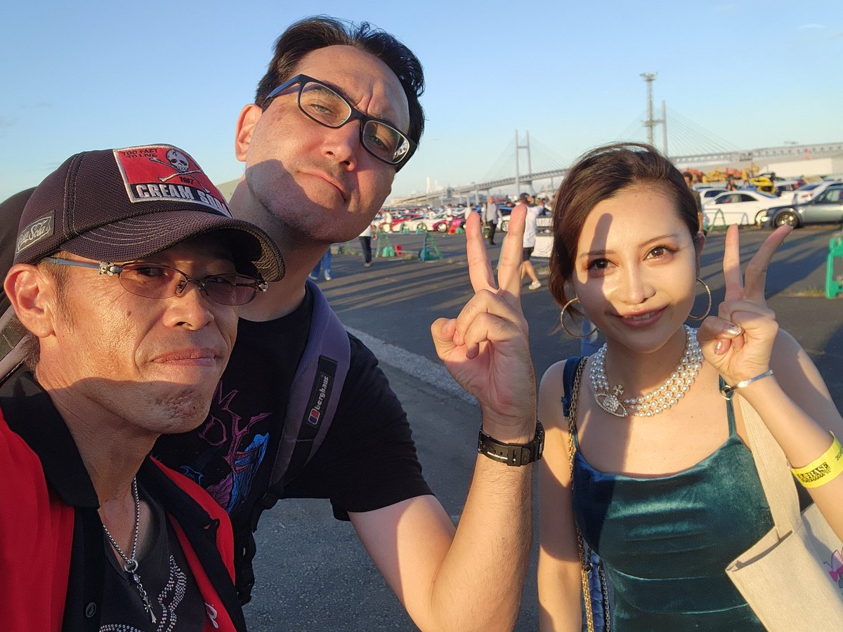 hatiturbee's tweet photo. #湾岸BASE にて、 @noriyaro さんやっぱり来てました🫰
#ロータリー魂 のデジャヴでしょうか🤭I finally came to #WanganBASE
Is it deja vu for the #Rotaryspirit 🤭
#option
#yokohama
#ストリートナイトフェス
#noriyaro
#YouTuber
#いつもありがとう https://t.co/xCMuVAdkJh