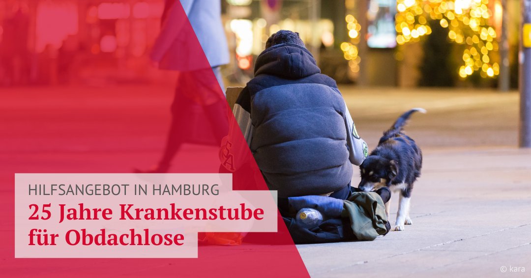In diesem Jahr feiert die Caritas Hamburg das 25jährige Jubiläum ihrer Krankenstube für Obdachlose. Ohne sie wäre die Lage der 2.000 obdachlosen Menschen, von denen viele ohne Krankenversicherung sind, noch problematischer als sie es eh schon ist.   sovd-hh.de/news-service/a…