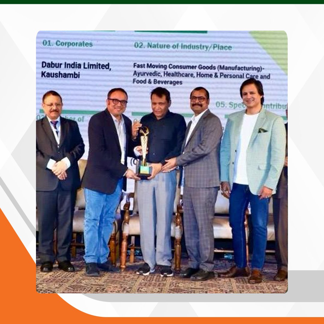 DaburIndia's tweet image. Thrilled to announce that Dabur has been honoured with the prestigious Prithvi Award ESG Icon 2024 by the ESG Research Foundation, which underscores our unwavering commitment to environmentally responsible business practices.
#Dabur #DaburIndia #GreenerTomorrow #DaburESGIcon2024