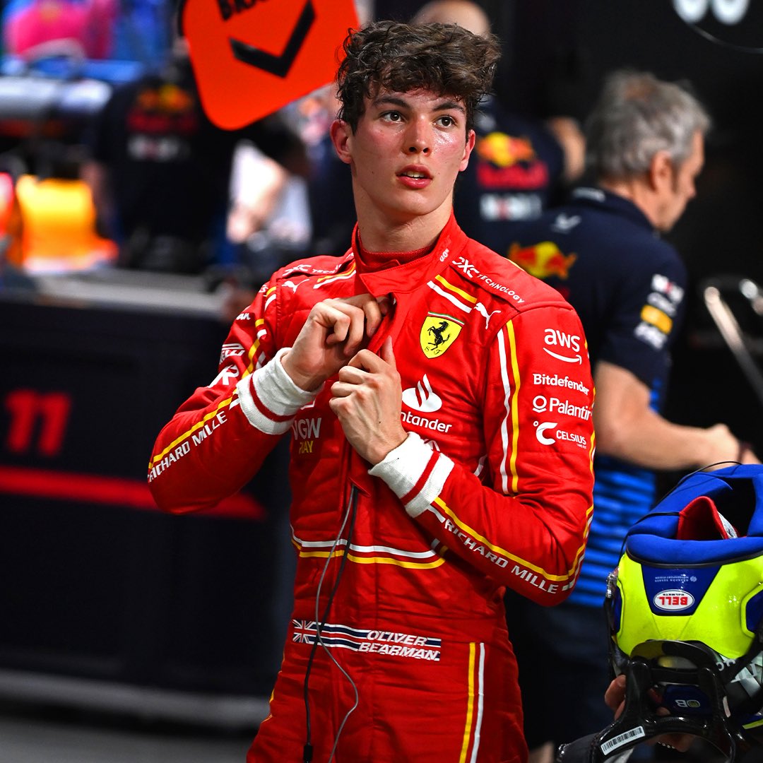 HaasF1Team's tweet image. Setting a new @F1 record ✍️🏁

Yesterday Ollie became the first-ever driver to score points for two different teams in his first two races! 👏

#HaasF1 #AzerbaijanGP