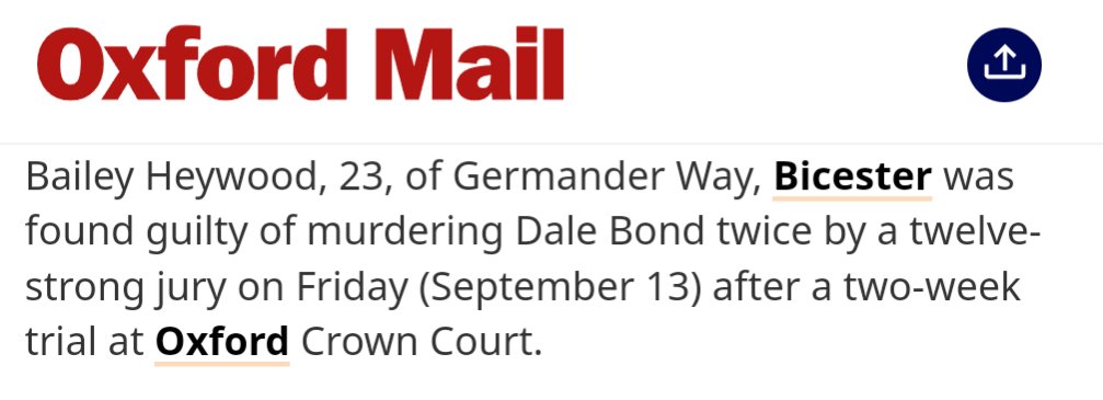 To murder someone once may be regarded as a misfortune; to murder them twice looks like malice.