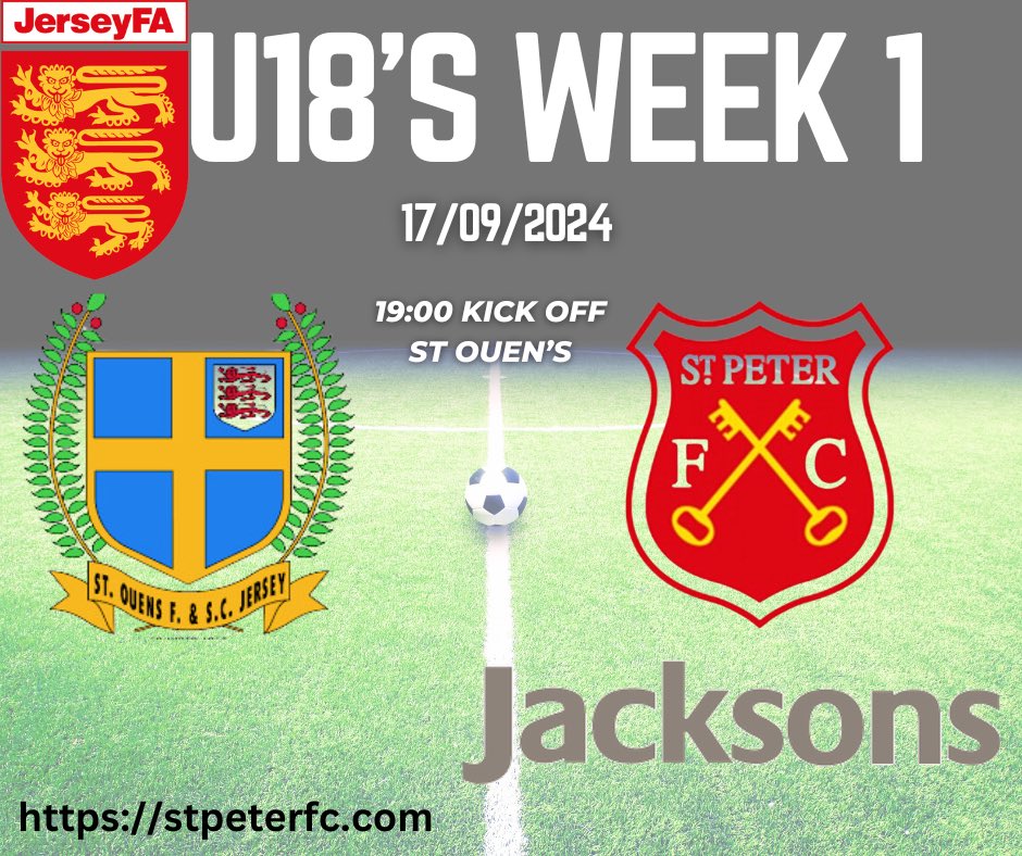 St Peter u18’s kick starts their u18 season tomorrow away to St Ouens Milan.