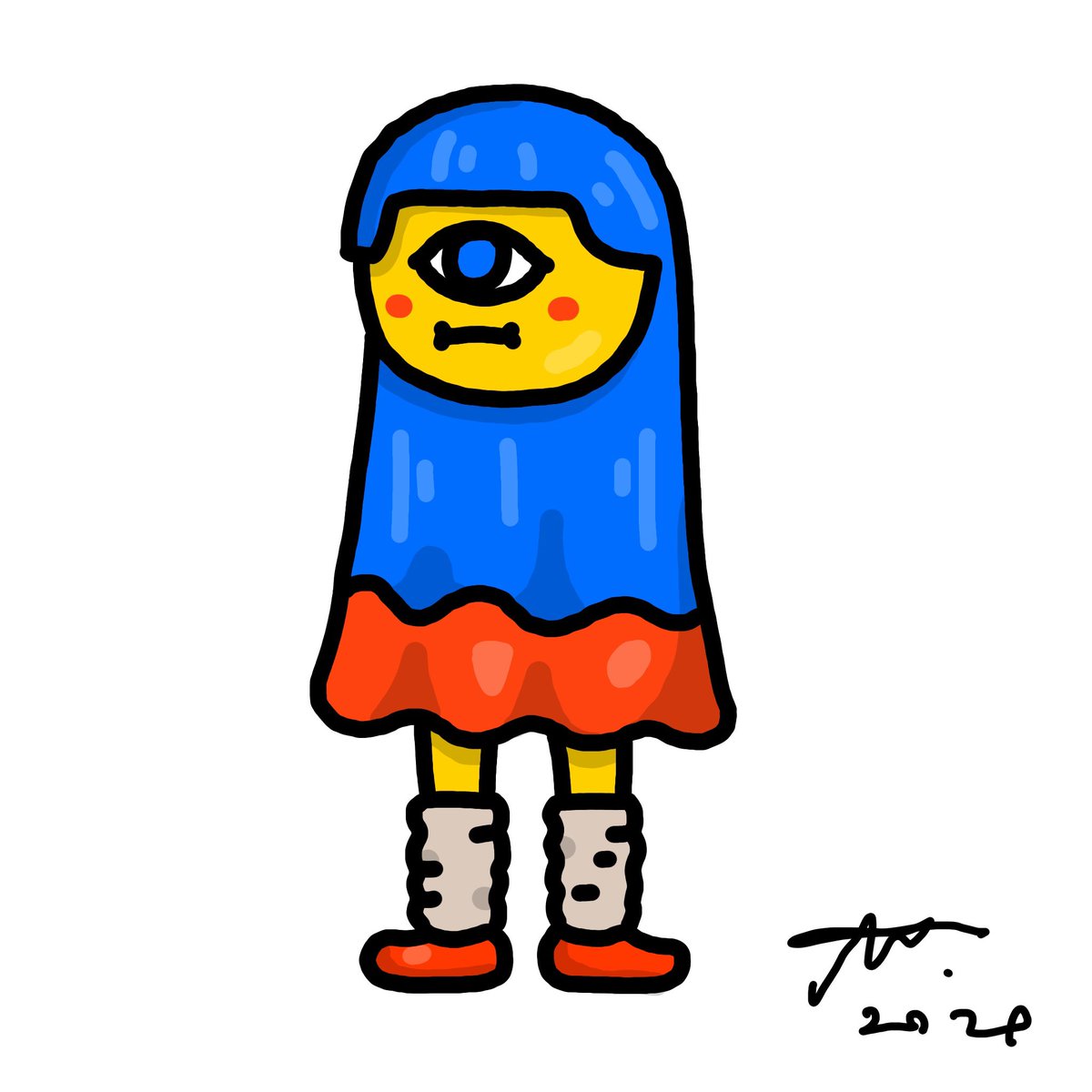 TheKIIRO's tweet photo. ルーズソックス異星徒

#illustration #drawing #design #イラスト #絵 #絵描きさんと繋がりたい https://t.co/QjXiEjn4Ju