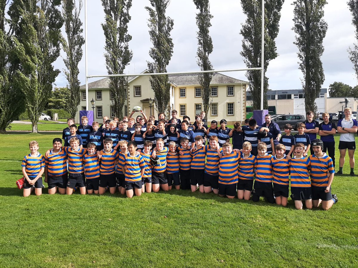 Craigclowan's tweet photo. A day of great games and even greater sportsmanship! 🏉👏 The U13 boys' rugby team at @gordonstoun, wrapping up the U13 Hockey and Rugby Festival with a winning spirit and new friendships. 🤝🏆
#CraigclowanSport #CraigclowanRugby https://t.co/ZtHJhKoBrm