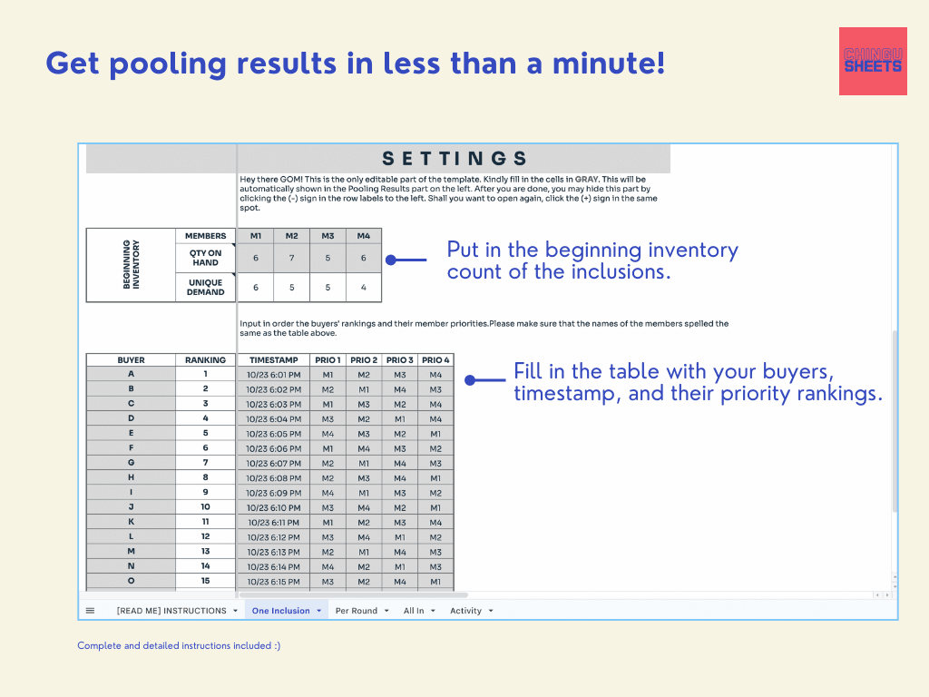 _samtae's tweet photo. halluuu since it's almost comeback time, i want to share something that i've worked hard on for the past few years!

i've made an automated pooling tracker that generates assignments in minutes via gsheets! if you're a GOM, this eliminates the manual work of assigning...

(1/2) https://t.co/9BRnl7nQDG