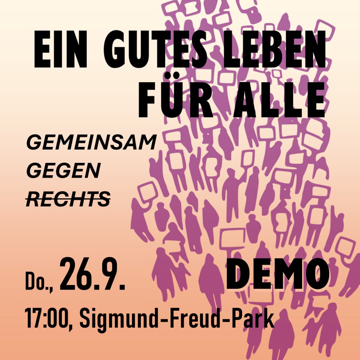System Change, not Climate Change! - #BlockGas (@systemchangeat) on Twitter photo Kommt deshalb am 20.09. zum Klimastreik von <a href="/FFF_Austria/">Fridays For Future Austria</a>! Außerdem gehen wir am 26. September #Gemeinsamgegenrechts für eine solidarische Zukunft auf die Straße: tinyurl.com/bdhcbjsu
3/3 Kommt deshalb am 20.09. zum Klimastreik von <a href="/FFF_Austria/">Fridays For Future Austria</a>! Außerdem gehen wir am 26. September #Gemeinsamgegenrechts für eine solidarische Zukunft auf die Straße: tinyurl.com/bdhcbjsu
3/3
