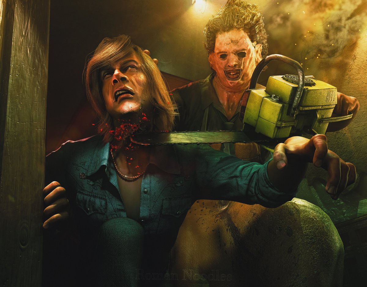 Texas Chainsaw Massacre - Headless Horseplay🪚🩸#blender #TexasChainsawMassacre #TCM