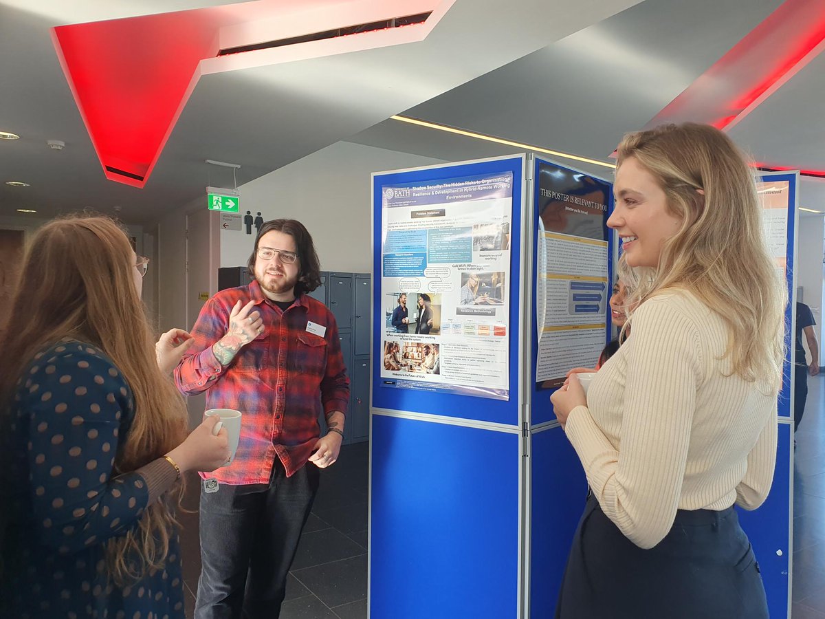 CyberSecCDT's tweet image. A few snaps from our Cyber Security CDT Student Showcase today at MShed, featuring poster presentations from our students to industry and academic partners, and colleagues