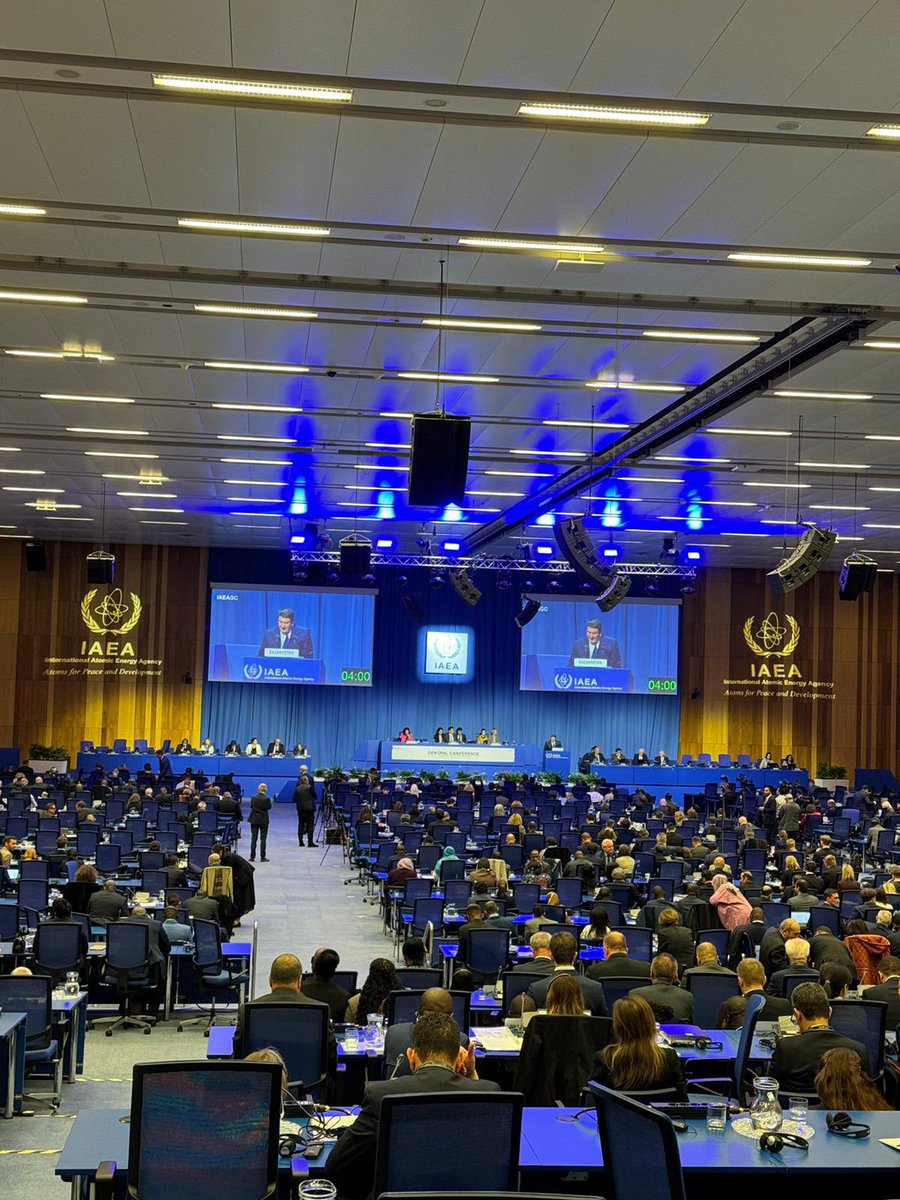 🇲🇹 and its delegation, led by CdA Alberta Borg, is honored to participate at the 68th #IAEAGC. Malta remains committed to promoting #NuclearSafety and #NuclearSecurity on the global stage.  <a href="/MFETMalta/">Malta</a> <a href="/chriscutajar/">Christopher Cutajar</a> <a href="/MaltaGov/">Government of Malta 🇲🇹</a> <a href="/BertaBerta87/">Alberta Borg</a>