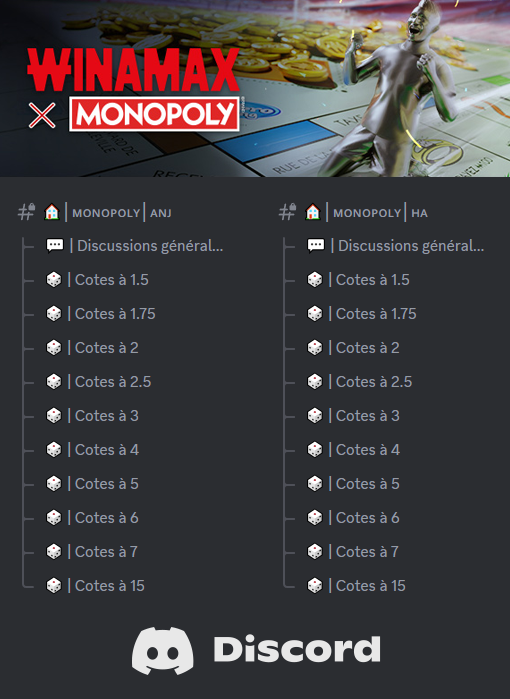 astuces_paris's tweet photo. 💰 Tu ne veux rien rater du prochain Monopoly Winamax et accumuler un max Freebets 💸

🎯 Notre Discord est de loin le meilleur spot pour ça : https://t.co/oMcc33TDuw

💪 Ici on cherche, on ne copie pas

Les channels sont prêts, on n'attend plus que le top départ 🚀

#TeamParieur https://t.co/rqT1dHulPR