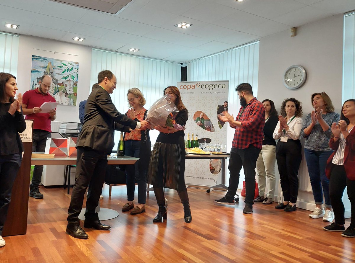 COPA-COGECA (@copacogeca) on Twitter photo A very warm welcome to our new Secretary General Ms Elli Tsiforou <a href="/ElliTsiforou/">Elli Tsiforou</a> for her official start today as the head of our Secretariat in Brussels🥳
📲Elli has inaugurated her own X account on the occasion so make sure to follow her and keep in touch on all things agri! A very warm welcome to our new Secretary General Ms Elli Tsiforou <a href="/ElliTsiforou/">Elli Tsiforou</a> for her official start today as the head of our Secretariat in Brussels🥳
📲Elli has inaugurated her own X account on the occasion so make sure to follow her and keep in touch on all things agri!