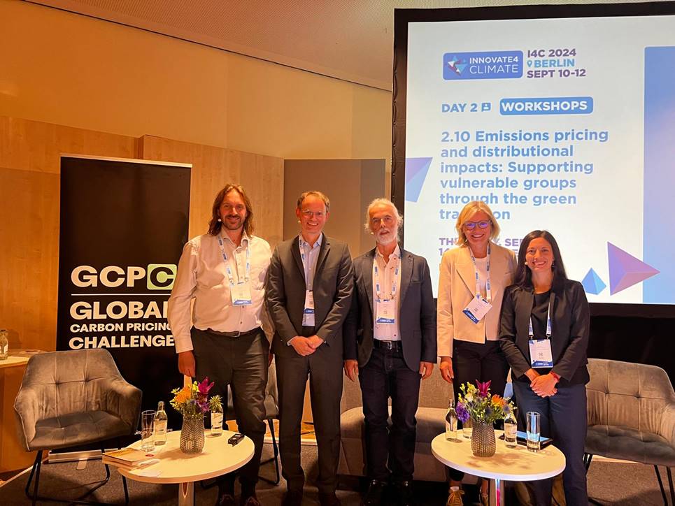 🌍✨ Huge thanks to everyone who joined us at #Innovate4Climate and shared your insights last week! The #GCPC co-hosted a panel on revenue use and distributional effects, and Katja represented us in a workshop on the political economy of carbon pricing. 
#I4C #ClimateAction