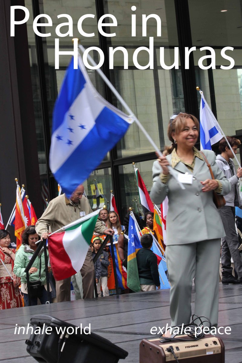 #CallToPeace! Join us in honoring one country daily, sending Peace and Love to Humanity. Peace in the Republic of Honduras! 
Join us for Peace Day in Daley Plaza on Monday Sept. 23rd at 11:30 AM peaceschool.org/peace-day
.
.
.
   #light  #honduras
#inhaleworldexhalepeace
286