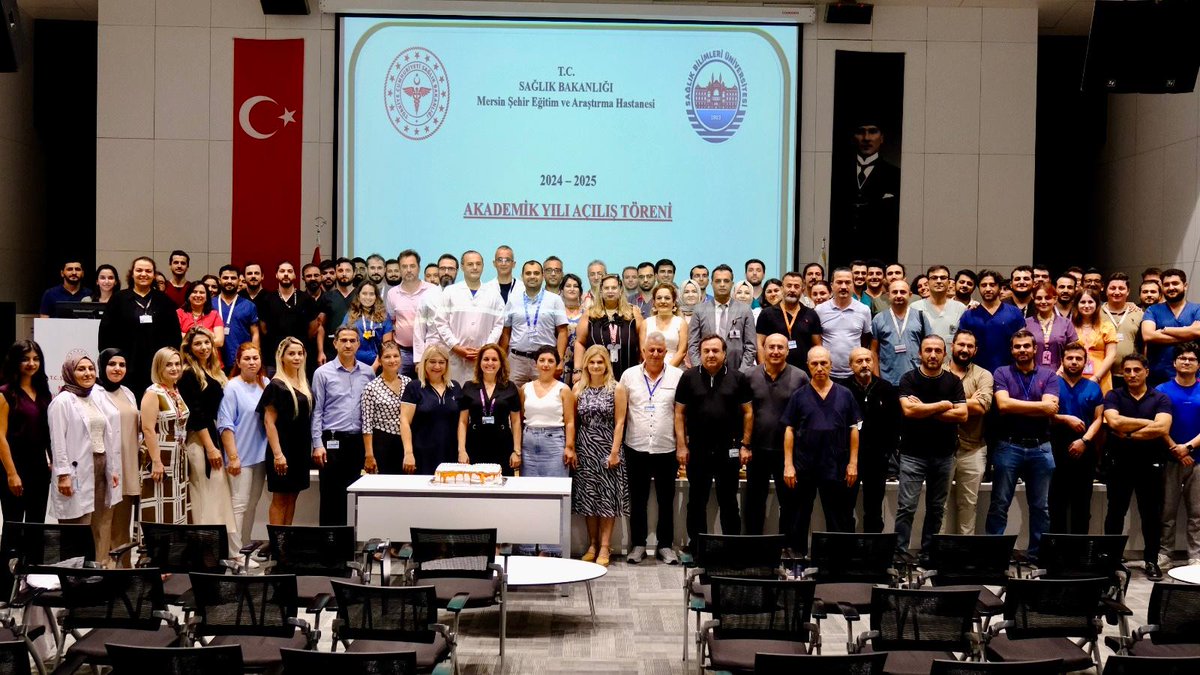 MersinSehirHst's tweet photo. Hastanemizde Sağlık Bilimleri Üniversitesi Mersin Sağlık Uygulama Araştırma Merkezi 2024-2025 akademik açılış töreni gerçekleştirildi.Törene Başhekim Doç. Dr. Bahar AYDINLI ve akademisyenler katılım sağladılar. 
@saglikbakanligi @drmemisoglu
@sbkhgm @M_saglikbasin @EmrahCeviz https://t.co/CltGBoHtnS