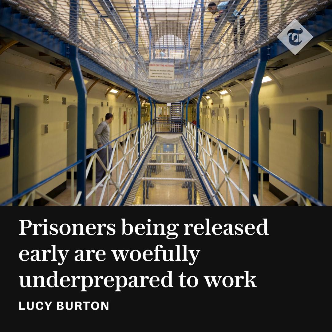 ✍️ 'Getting offenders into stable employment is one of the surest ways to drive down recidivism' | Writes <a href="/Lucymburton/">Lucy Burton</a>

Read the comment ⬇️
telegraph.co.uk/business/2024/…