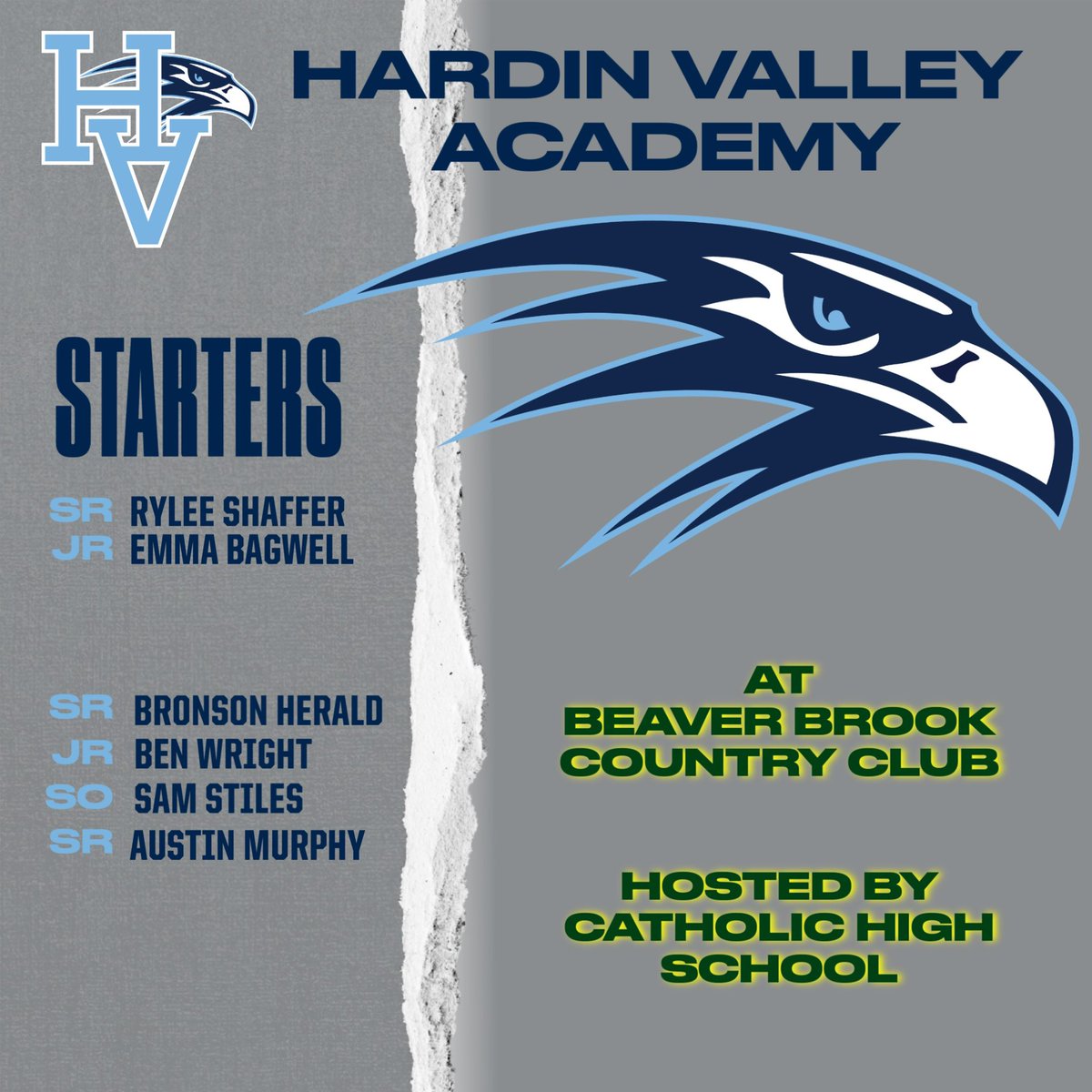HVAGolf's tweet image. Last away match of the season at The Brook vs @catholic_golf and @beardengolf @HVAAthletics @HVAAC
