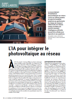 AssoBDPV's tweet photo. BDPV a apporté sa contribution à la thèse "Améliorer la fiabilité des algorithmes d’apprentissage profond en vue d’accroître l’observabilité des installations photovoltaïques en toiture en France."
Plus d'informations : https://t.co/wFD0GH1PfX https://t.co/TXP48F7DGQ