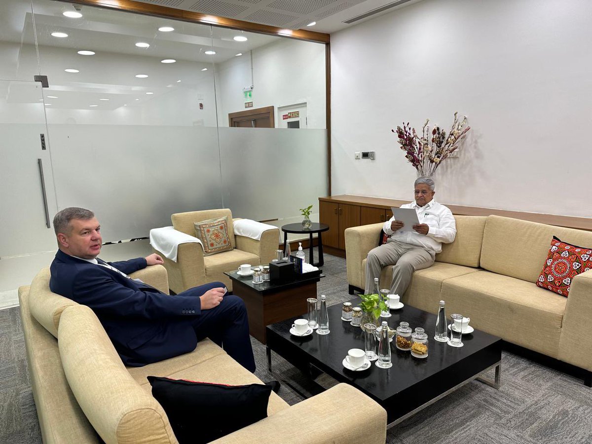 During #REInvest2024 meet Ambassador Extraordinary and plenipotentiary of the Republic of Belarus to India.