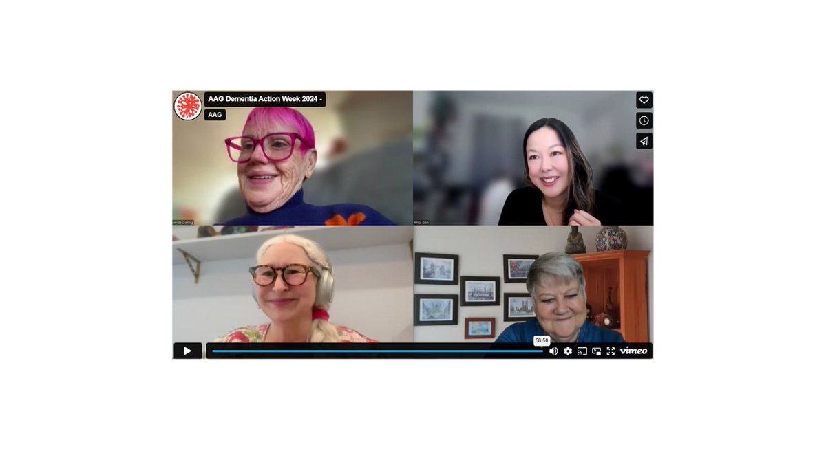 AAG (@gerontologyau) on Twitter photo AAG presents for #DementiaActionWeek 24 Bold & Unapologetic Voices in Dementia Research, Policy & Advocacy. Watch advocates Gwenda Darling, Theresa Flavin& Bobby Redman in this solutions-focused discussion. Facilitated by <a href="/DrAnitaGoh/">Dr Anita Goh 🧠 🇦🇺 🇲🇾 She/her. Own views.</a> bit.ly/AAGDementiaAct… AAG presents for #DementiaActionWeek 24 Bold & Unapologetic Voices in Dementia Research, Policy & Advocacy. Watch advocates Gwenda Darling, Theresa Flavin& Bobby Redman in this solutions-focused discussion. Facilitated by <a href="/DrAnitaGoh/">Dr Anita Goh 🧠 🇦🇺 🇲🇾 She/her. Own views.</a> bit.ly/AAGDementiaAct…