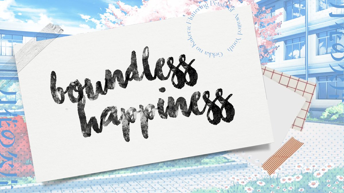 maniakaburage's tweet image. ㅤ
          「 𝗗𝗔𝗬 𝟴; Boundless Happiness 」 
                          #GekkaParo
ㅤ