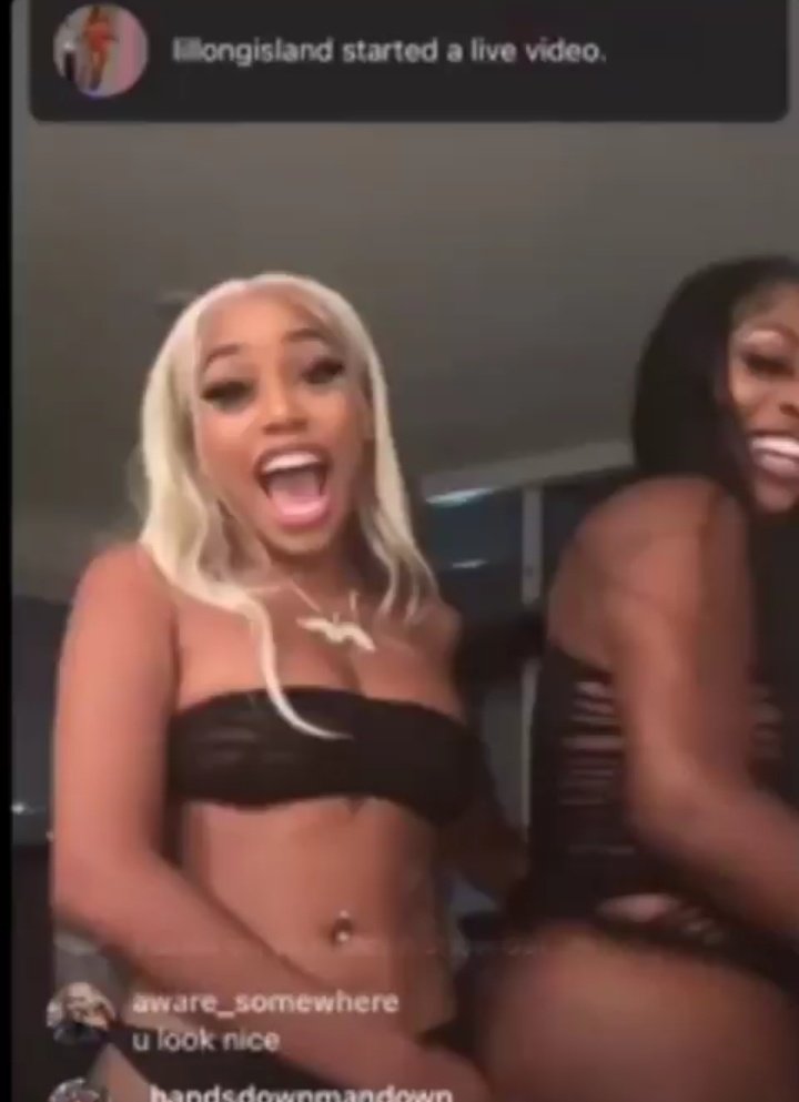 boomrotic's tweet image. B@ddies w! ld'n on IG live 😭😭😈 
A thread 🧵🎥