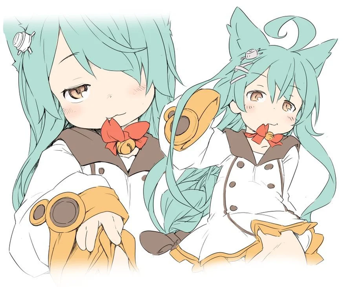 #見た人は無言で緑髪を載せる 