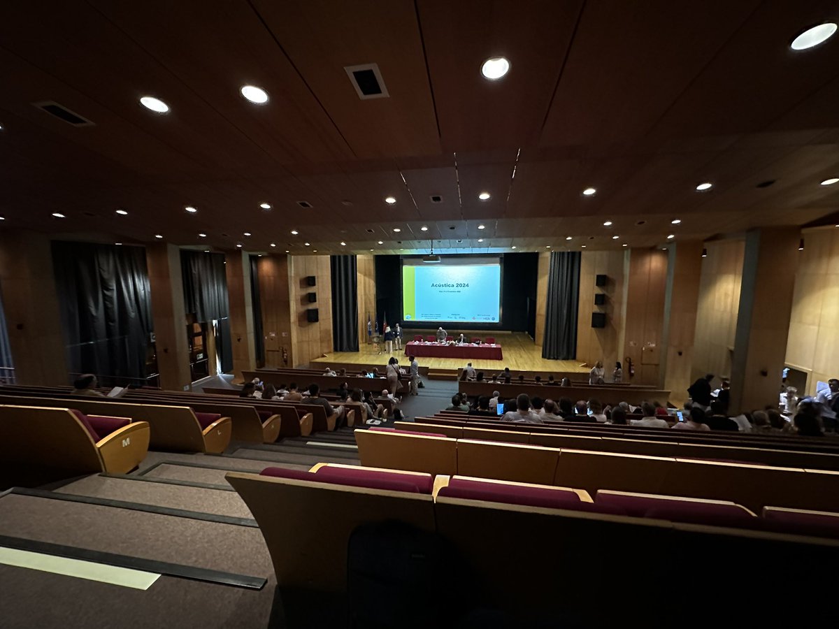 Thanks to the Portuguese and Spanish Acoustic Societies for the invitation to give the opening plenary lecture of #Tecniacústica2024. The topic: "The importance of early reflections in ordinary spaces dedicated to communication"

#ASoundEffectOnPeople #MakingTheWorldABetterHome