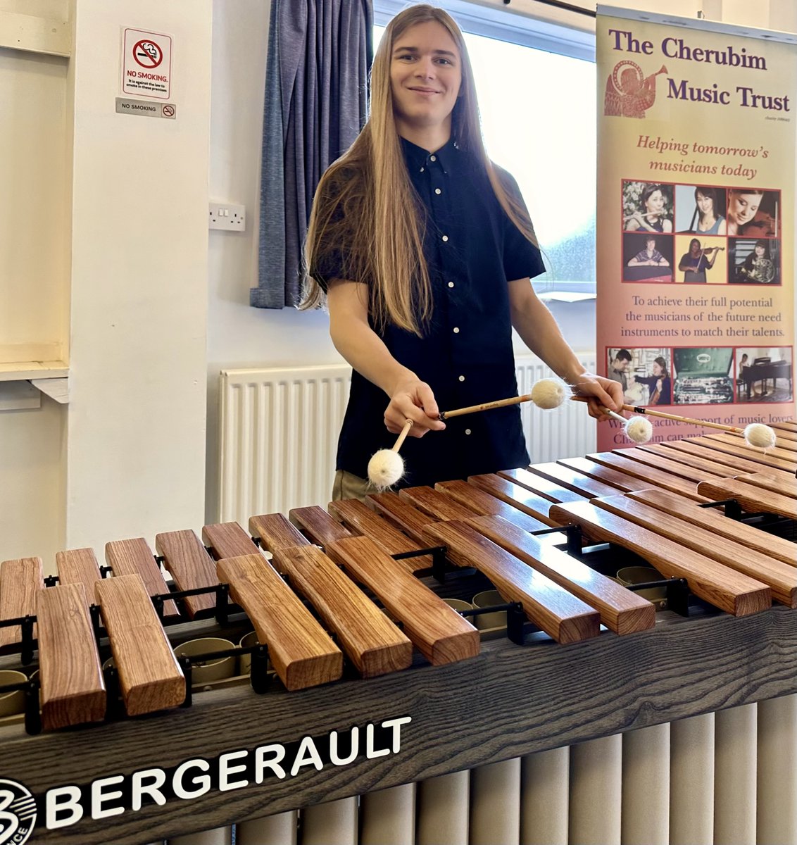 New Musician Monday! We are thrilled to introduce a new awardee, Alec Banner. Cherubim recently purchased a five octave Marimba II (Bergerault), which is a very exciting development for the trust.
Alec is a very worthy recipient &amp; they have been a member of <a href="/NYBBGB/">The National Youth Brass Band of Great Britain</a> for 7 years.