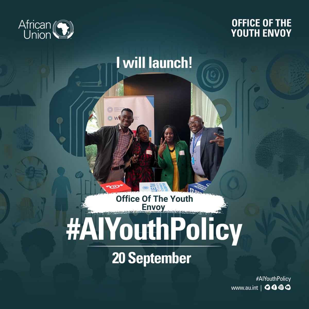 🚀 We’re thrilled to announce the launch of our policy brief on AI for Sustainable Youth Development on Sept 20
To celebrate, we’re inviting YOU to be a part of the action. Share your voice &amp; face by adding your photos to our special launch template! 📸
🔗 bit.ly/AIPolicyBrief