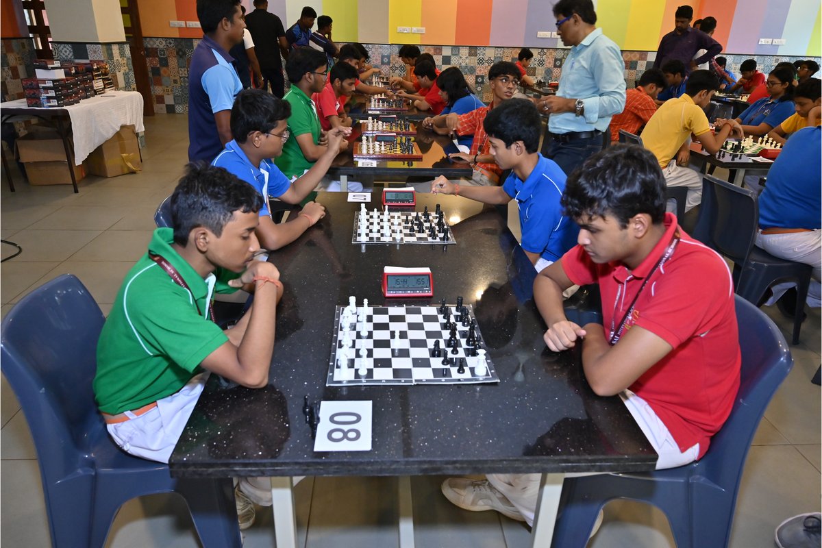SAI_Edu_In's tweet image. This first edition of the SAI Chess Tournament, held across four categories—Primary Prodigies, Junior Jesters, Middle Game Masters, and Senior Strategists—emphasized problem-solving and logical reasoning.
#StudentExcellence #ChessEvent