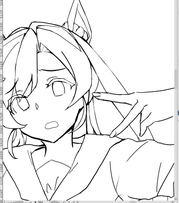 ワンドロ阿武隈ちゃん線画だけで終わったし
くっそ～時間短いなぁ💦
続きはまたいつかやります。 