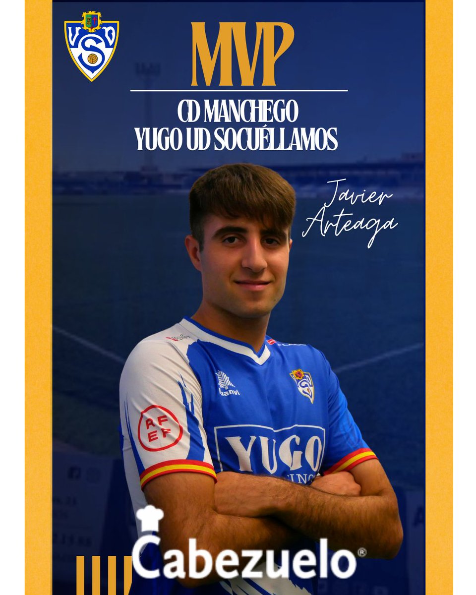 💥 El 🅼🆅🅿 de la JORNADA 2, patrocinado por Cabezuelo Foods ha sido el 🔥 Javier Arteaga 

#CabezueloFoods