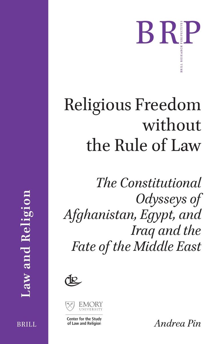 andrea pin (@andreapincomlaw) on Twitter photo My new book is out!
Religious Freedom without the Rule of Law. Thanks to John Witte, Norman Doe, <a href="/LawandReligion/">Center for the Study of Law & Religion at Emory</a>, <a href="/Tommi64/">Tommaso Frosini</a>, <a href="/FrancescoBiagi/">Francesco Biagi</a>, among the many! Heads up for <a href="/iclrsorg/">International Center for Law and Religion Studies</a>, <a href="/CtrLawReligion/">Mattone Center for Law & Religion</a>
doi.org/10.1163/978900… My new book is out!
Religious Freedom without the Rule of Law. Thanks to John Witte, Norman Doe, <a href="/LawandReligion/">Center for the Study of Law & Religion at Emory</a>, <a href="/Tommi64/">Tommaso Frosini</a>, <a href="/FrancescoBiagi/">Francesco Biagi</a>, among the many! Heads up for <a href="/iclrsorg/">International Center for Law and Religion Studies</a>, <a href="/CtrLawReligion/">Mattone Center for Law & Religion</a>
doi.org/10.1163/978900…