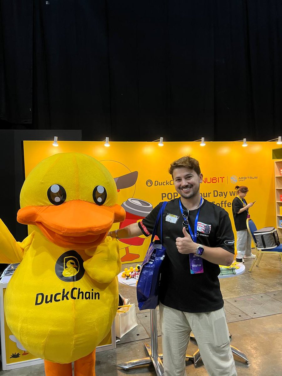 DuckChain (@duck_chain) on Twitter photo π₯β¨ Exciting times at #TOKEN2049 in Singapore! Donβt miss your chance to snap a photo with our adorable Duck mascot! πΈ
Post your pics with the duck and tag <a href="/Duck_Chain/">DuckChain</a> with #DuckChain #TOKEN2049 on X for a chance to win some cute Duck merchandise! ππ¦
Have fun! π₯³ π₯β¨ Exciting times at #TOKEN2049 in Singapore! Donβt miss your chance to snap a photo with our adorable Duck mascot! πΈ
Post your pics with the duck and tag <a href="/Duck_Chain/">DuckChain</a> with #DuckChain #TOKEN2049 on X for a chance to win some cute Duck merchandise! ππ¦
Have fun! π₯³