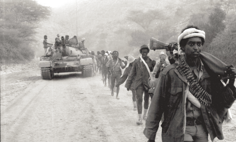 Sertseyonas's tweet photo. Recently, some losers from near &amp; far have  been busy portraying Eritrea’s struggle for liberation as merely a proxy war  &amp; its independence as a gift. The truth is that, our struggle was just,  &amp; our decisive military victory left our enemies with no option but to accept it!🇪🇷✌️ https://t.co/7jrtRuwdoX