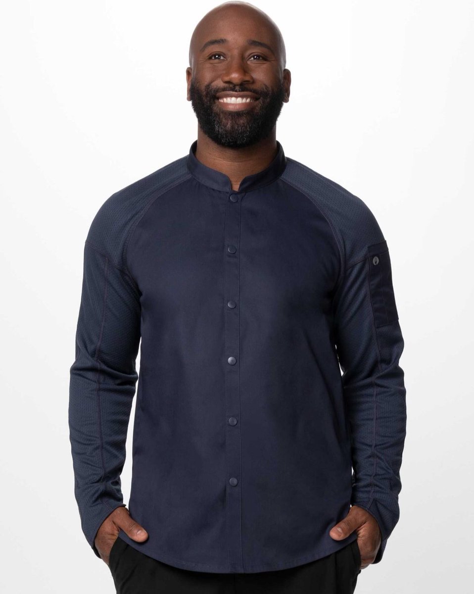 ChefWorksNBL's tweet image. De nieuwe standaard voor kokskleding! Duurzaam stretch en slim fit. De best verkochte koksjas ter wereld  (Chef Works). De Tulum is er in 4 kleuren (Navy) en ook in rits variant en bijzonder mooi! 
Durf eens wat anders!! 👇
zurl.co/wXwT 
#ChefWorks 
#findthefork