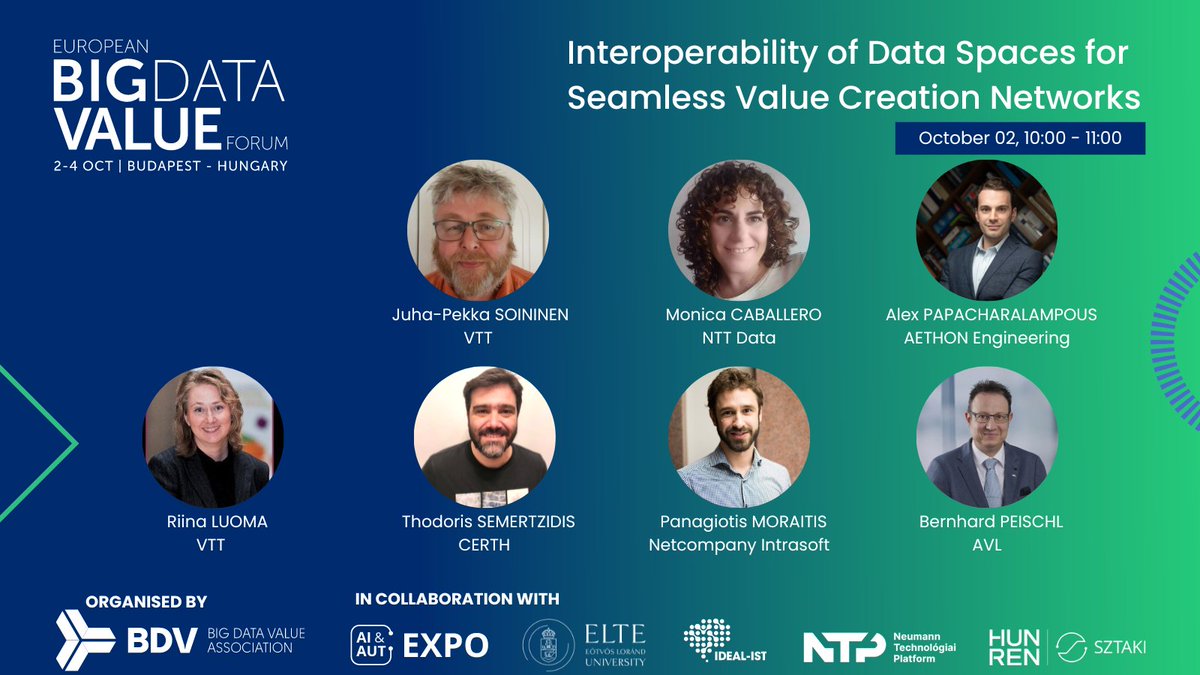 📢 We are excited to announce that <a href="/nous_project/">NOUS</a>  will participate in the session "Interoperability of data spaces for seamless value creation networks", organised by #DS2 during #EBDVF2024.

Learn more about our session 👉 nous-project.eu/unlock-the-pow…