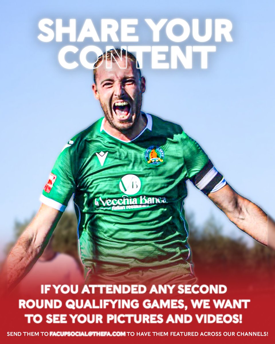 If you attended an #EmiratesFACup second round qualifying game over the weekend, be sure to send us your content to feature across our channels! 📸