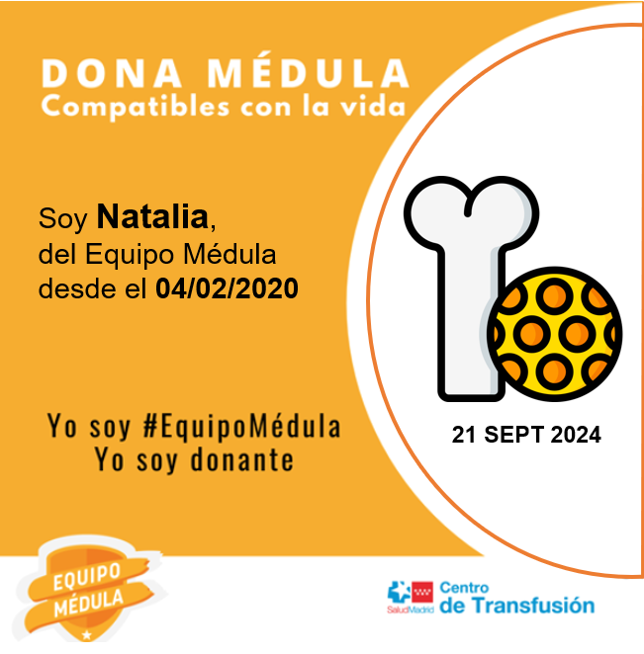 Yo ya estoy dentro de este equipo 💪
Un  pinchazo para ti es una vida para ellos 💉🧡
La médula espinal 𝗡𝗢 es la #médulaosea  
Por el derecho de seguir soñando. ¡DONA MÉDULA!
<a href="/EquipoMedula/">Equipo Médula</a> <a href="/SaludMadrid/">Salud Madrid</a> #HazteDonante