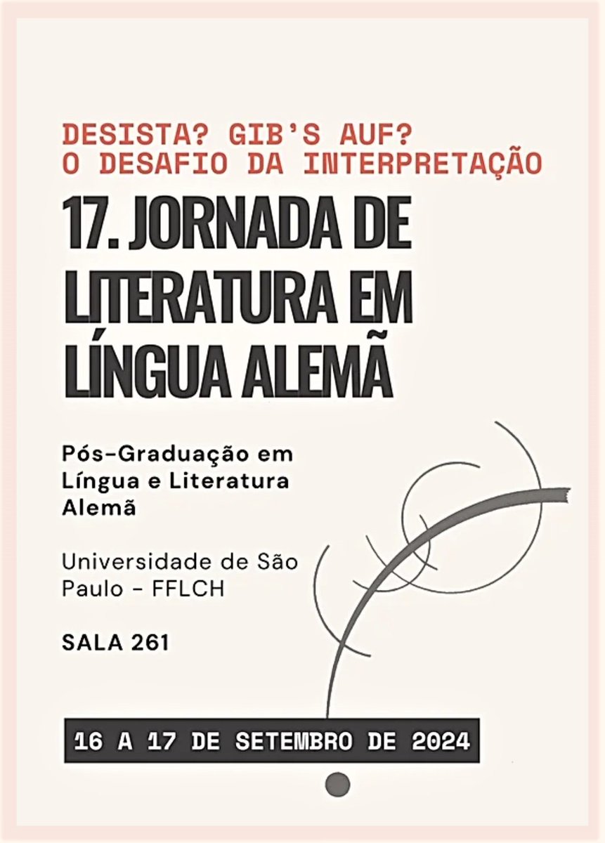 Deutsches Literaturarchiv Marbach (@dlamarbach) on Twitter photo »Gibs auf«? Herausforderungen der Interpretation. 17. Tagung der deutschsprachigen Literatur <a href="/usponline/">USP - Universidade de São Paulo</a>. Die Tagung (16.&17.9.24, hybrid) ist Kooperationspartner in der Seminarreihe #KafkasEcho (#DLAMarbach, <a href="/NLIsrael/">National Library of Israel</a> & <a href="/bodleianlibs/">Bodleian Libraries</a>, <a href="/AuswaertigesAmt/">Auswärtiges Amt</a>): dla-marbach.de/kalender/detai… »Gibs auf«? Herausforderungen der Interpretation. 17. Tagung der deutschsprachigen Literatur <a href="/usponline/">USP - Universidade de São Paulo</a>. Die Tagung (16.&17.9.24, hybrid) ist Kooperationspartner in der Seminarreihe #KafkasEcho (#DLAMarbach, <a href="/NLIsrael/">National Library of Israel</a> & <a href="/bodleianlibs/">Bodleian Libraries</a>, <a href="/AuswaertigesAmt/">Auswärtiges Amt</a>): dla-marbach.de/kalender/detai…